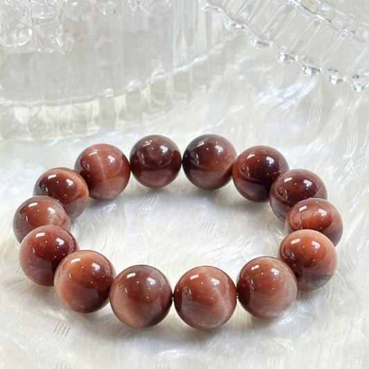 203 Orange Tiger's Eye Bracelet