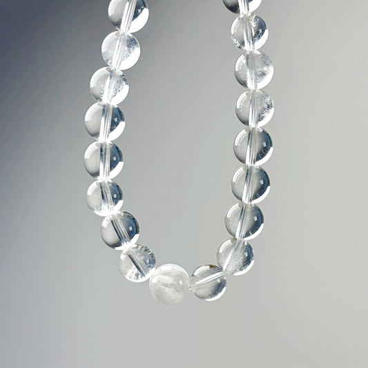 1002 Clear Quartz Snowflake Phantom Quartz bracelet