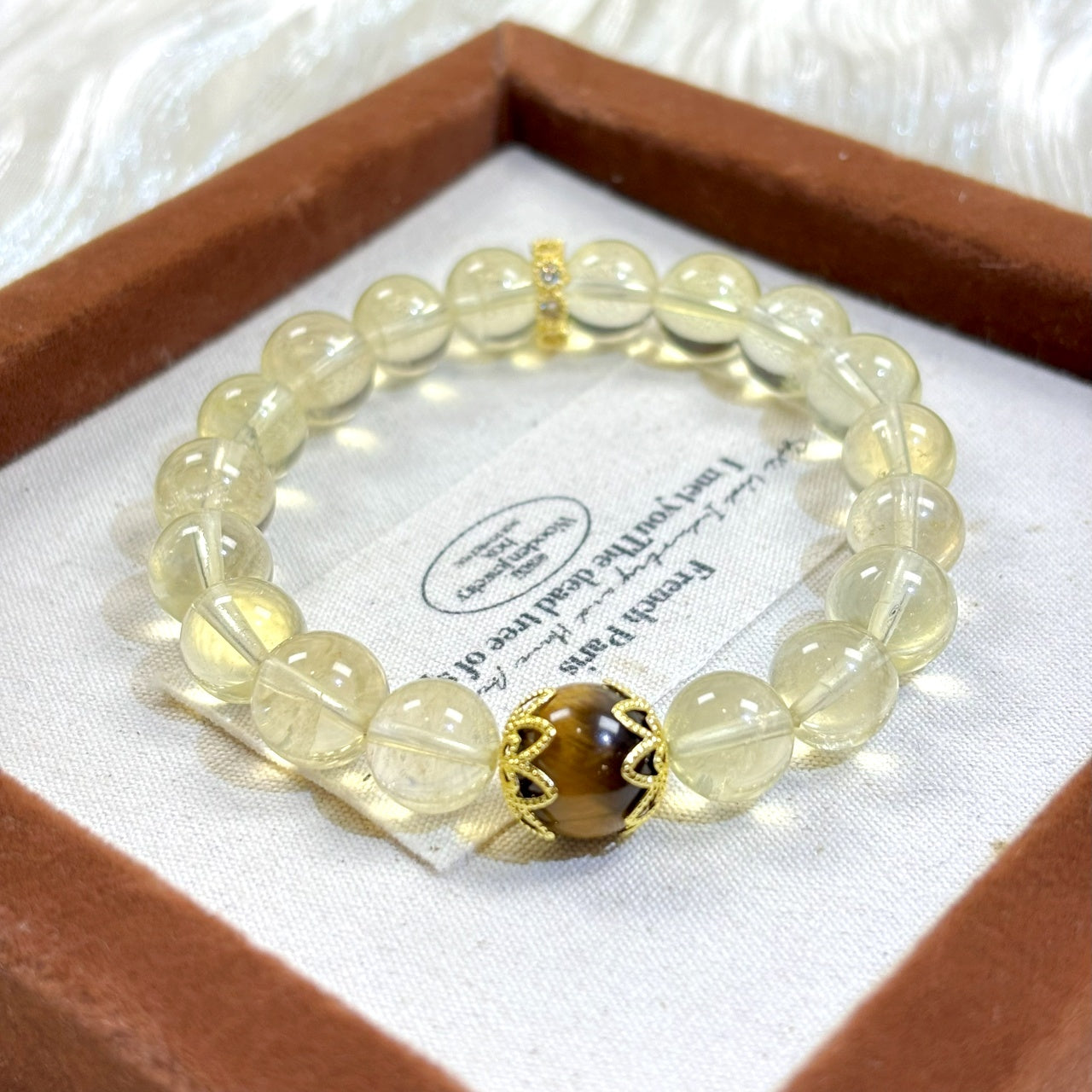 304 Citrine Yellow Tiger's Eye Bracelet