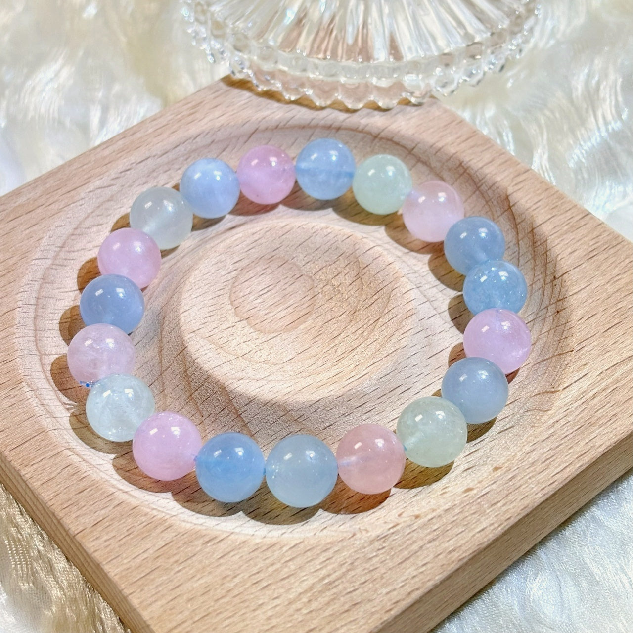 1203 Morganite Aquamarine bracelet
