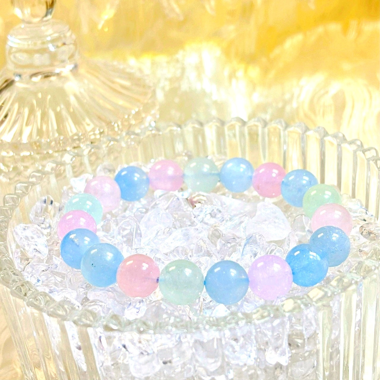 1203 Morganite Aquamarine bracelet