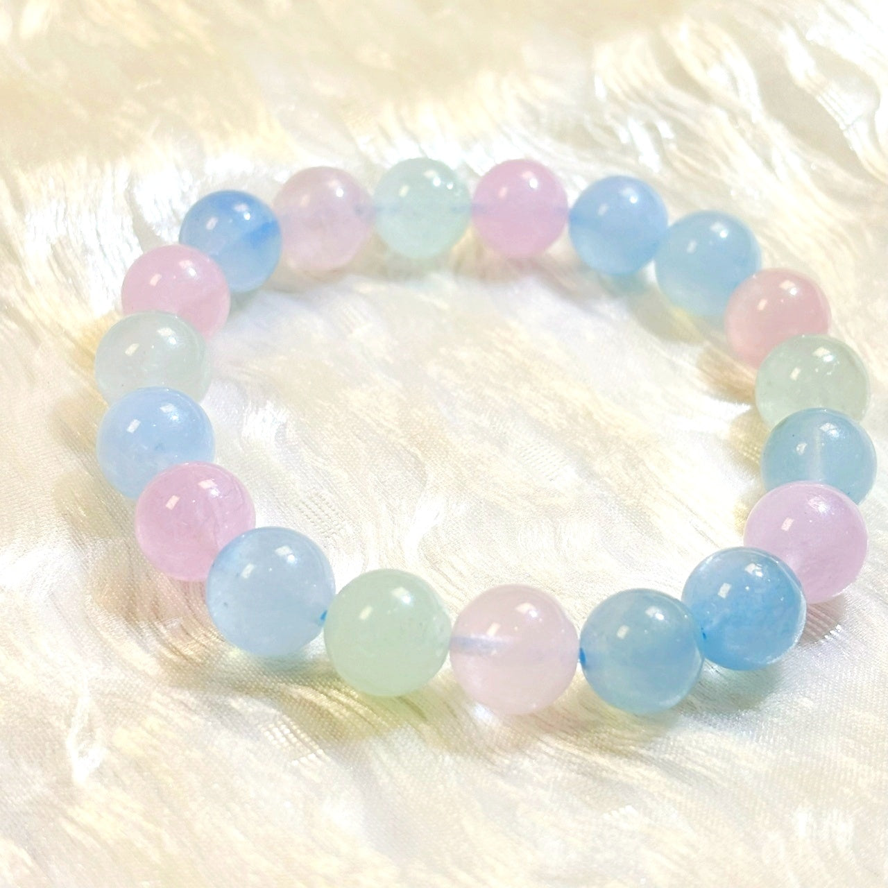1203 Morganite Aquamarine bracelet