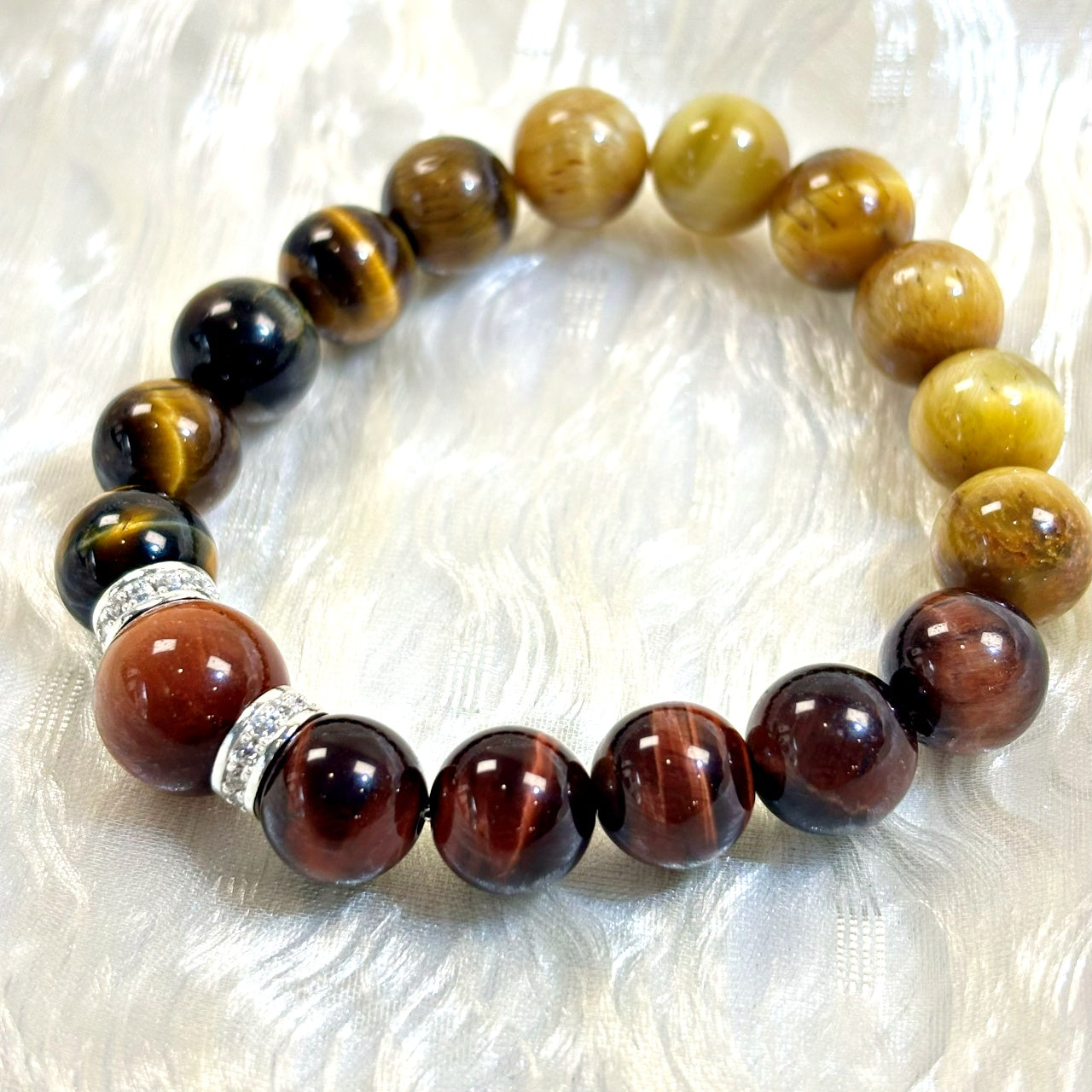 204 Multi-color Tiger's Eye Bracelet
