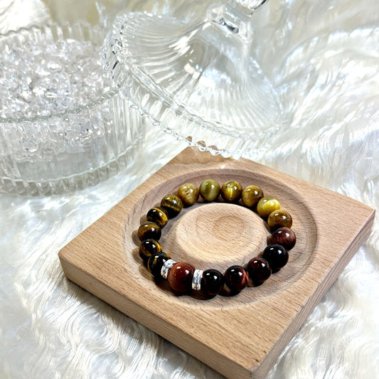 204 Multi-color Tiger's Eye Bracelet
