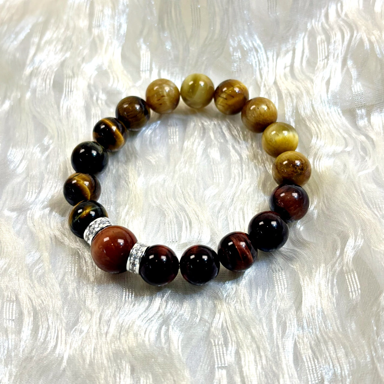 204 Multi-color Tiger's Eye Bracelet